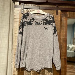 PINK Victoria’s Secret, small, gray, long sleeve